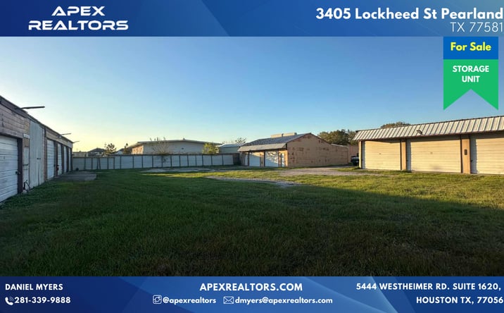 Pictures of Self Storage property located at 3405 Lockheed St, Pearland, TX 77581 for sales - image #1