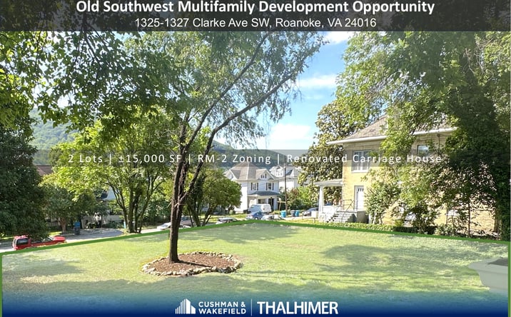 Pictures of Land, Multifamily property located at 1325 Clarke Avenue Southwest, Roanoke, VA 24016 for sales - image #1