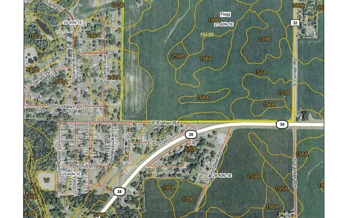 Pictures of Land property located at 000 Rt 38, Rochelle, IL 61068 for sales - image #1