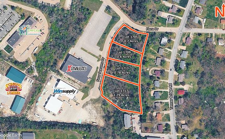 Pictures of Land property located at 1705 Four Seasons Drive, Jefferson City, MO 65101 for sales - image #1