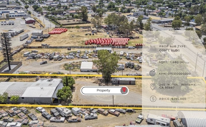 Pictures of Office property located at 245 N 7th, Williams, CA 95987 for sales - image #1