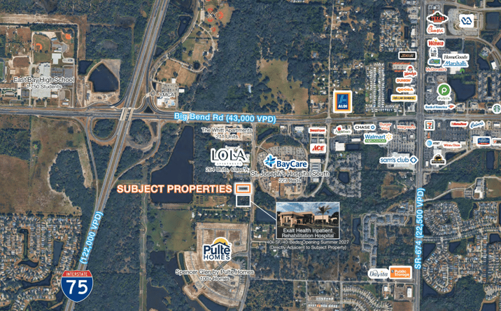 Pictures of Office, Retail, Mixed Use property located at 9925 Ridgecrest Drive, Riverview, FL 33578 for sales - image #1