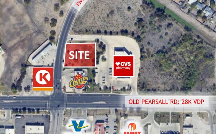 Pictures of Retail, Land property located at Old Pearsall Rd and Five Palms Dr, San Antonio, TX 78242 for sales - image #1