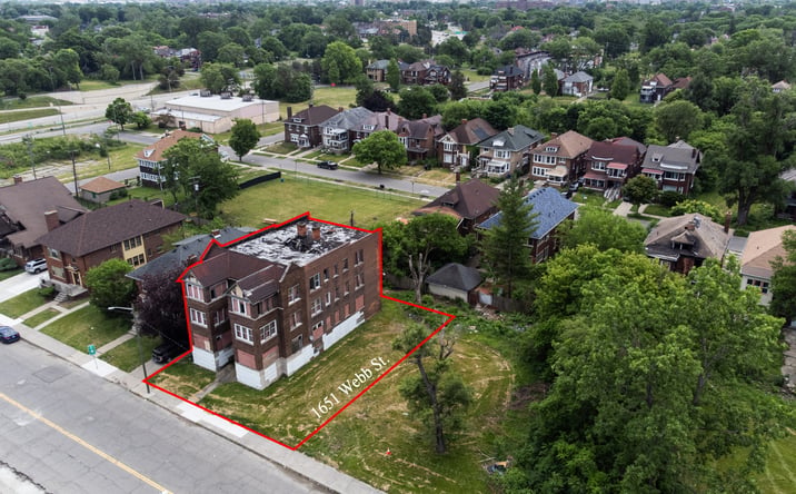 Pictures of Retail property located at 1651 Webb St, Detroit, MI 48206 for sales - image #1