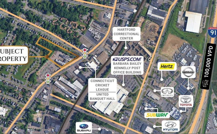 Pictures of Industrial, Retail property located at 2895-2995 Main Street, Hartford, CT 84057 for sales - image #1