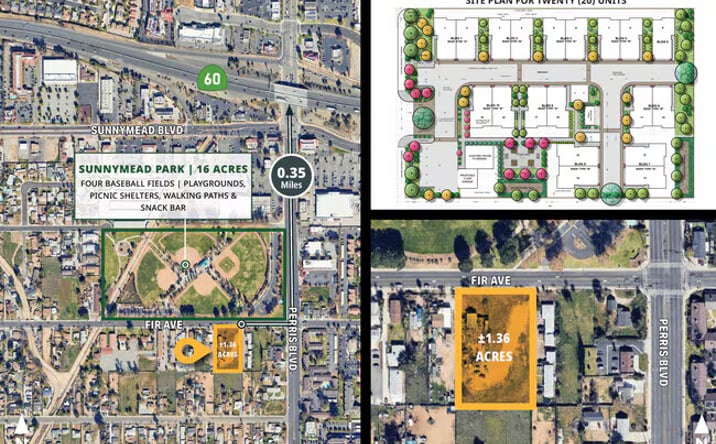 Pictures of Land property located at 24921 Fir Avenue, Moreno Valley, CA 92553 for sales - image #1