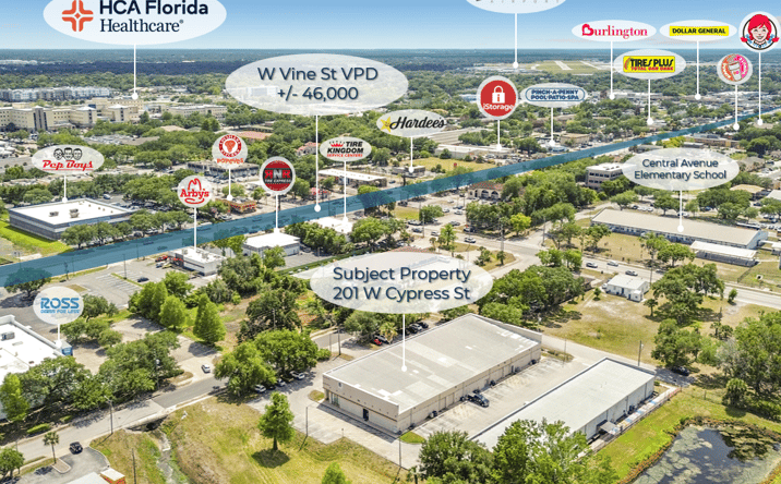Pictures of Retail property located at 201 West Cypress Street, Kissimmee, FL 34741 for sales - image #1