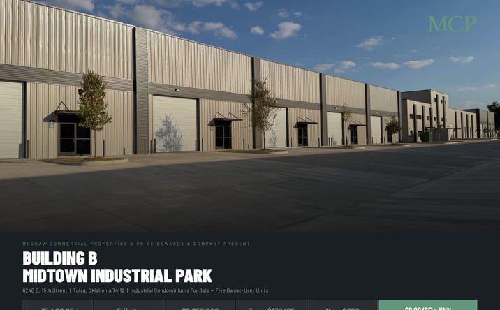 Pictures of Industrial property located at 6240 E. 15th Street, Tulsa, OK 74112 for sales - image #1