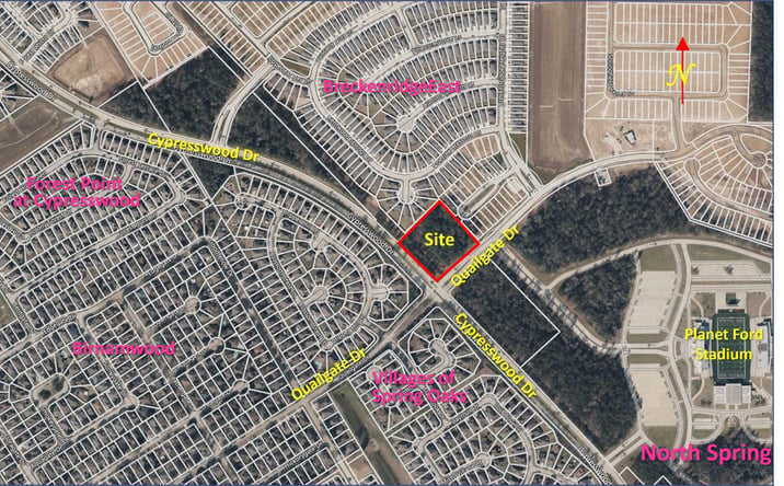 Pictures of Retail, Land, Special Purpose property located at NEC Cypresswood @ Quailgate Dr, Spring, TX 77373 for sales - image #1
