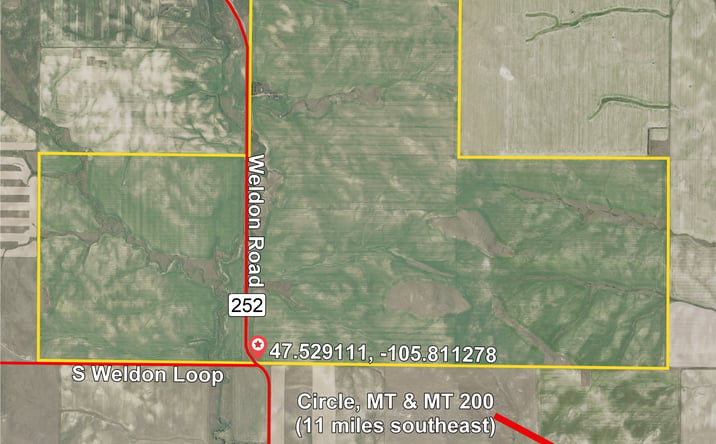 Pictures of Land property located at Weldon Road, Circle, MT 59215 for sales - image #1
