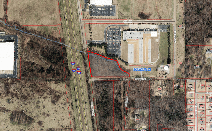 Pictures of Land property located at Old Airways Boulevard, Southaven, MS 38671 for sales - image #1