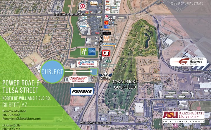 Pictures of Retail, Land property located at Power Road & Tulsa Street, Gilbert, AZ 85295 for sales - image #1