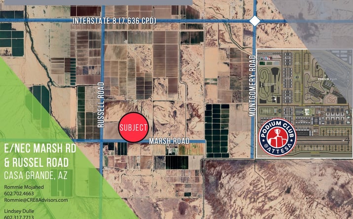 Pictures of Land property located at E/NEC Russel Road & Marsh Road, Casa Grande, AZ 89118 for sales - image #1