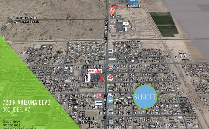 Pictures of Retail property located at 723 N. Arizona Blvd, Coolidge, AZ 85128 for sales - image #1