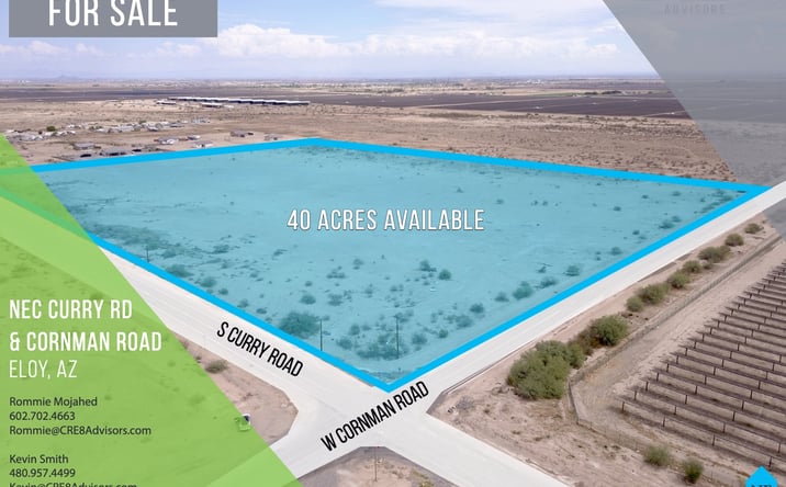 Pictures of Land property located at NEC Cornman & Curry, Eloy, AZ 84057 for sales - image #1