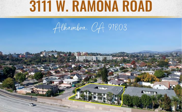 Pictures of Multifamily property located at 3111 W. Ramona Road, Alhambra, CA 91803 for sales - image #1