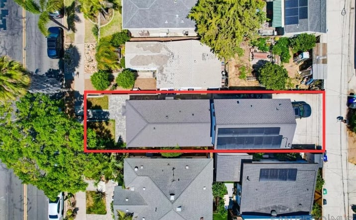 Pictures of Multifamily property located at 4053-55 Jewell, San Diego, CA 92109 for sales - image #1