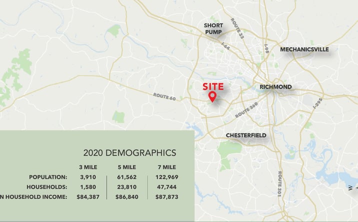 Pictures of Land property located at 12001 & 12009 Midlothian Turnpike, Midlothian, VA 23113 for sales - image #1