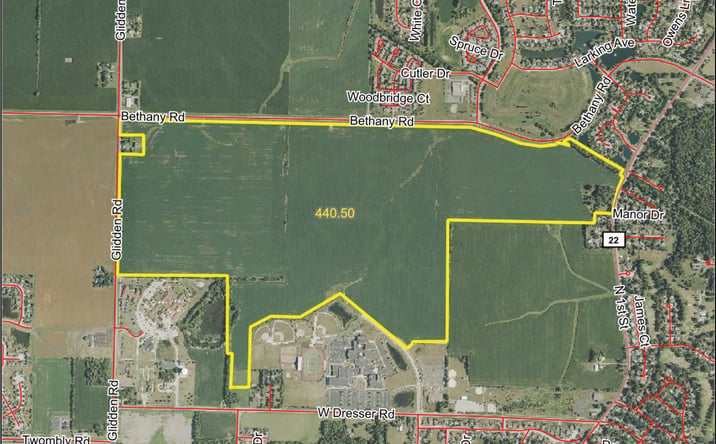 Pictures of Land property located at Glidden Road & Bethany Road, DeKalb, IL 60115 for sales - image #1