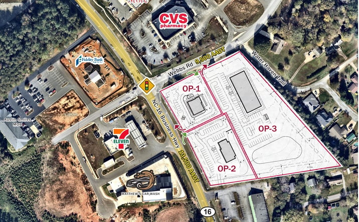 Pictures of Land property located at NC-16 Business Hwy & Webbs Rd, Denver, NC 28037 for sales - image #1