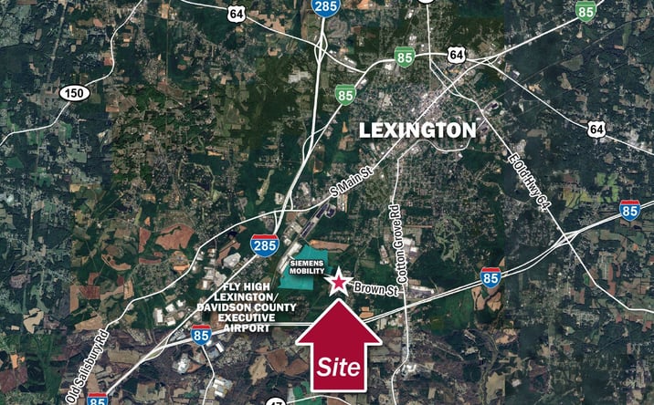 Pictures of Land property located at 1111 Brown Street, Lexington, NC 27292 for sales - image #1