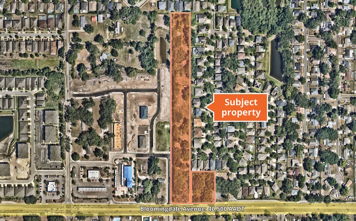 Pictures of Retail, Land property located at 11412 Bloomingdale Avenue, Riverview, FL 33578 for sales - image #1