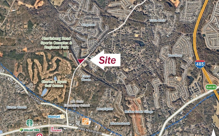 Pictures of Land property located at 8135 Harrisburg Road, Charlotte, NC 28215 for sales - image #1