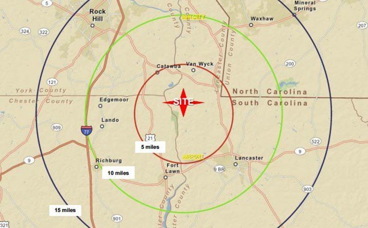Pictures of Land property located at SW of Industrial Park Rd & Riverside Rd, Fort Mill, SC 29720 for sales - image #1