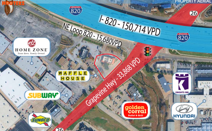 Pictures of Retail property located at 7669 Grapevine Hwy, North Richland Hills, TX 76180 for sales - image #1