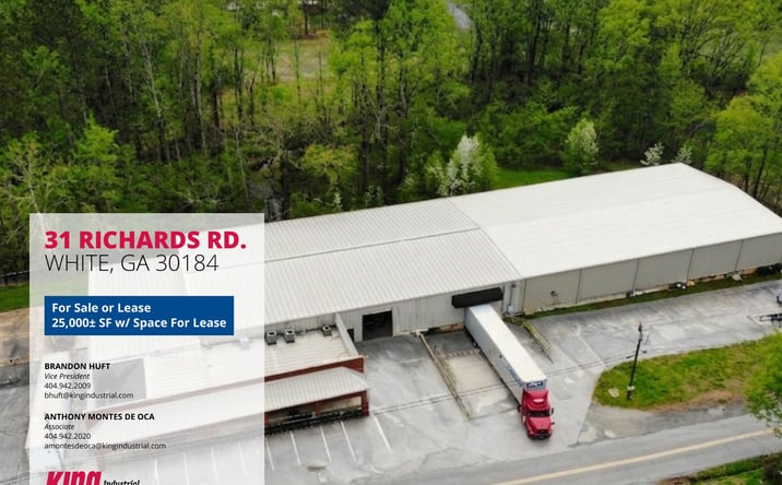 Pictures of Industrial property located at 31 Richards Rd., White, GA 30184 for sales - image #1