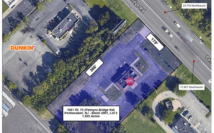 Pictures of Retail, Land property located at 1061 Route 73, Pennsauken, NJ 08110-1359 for sales - image #1