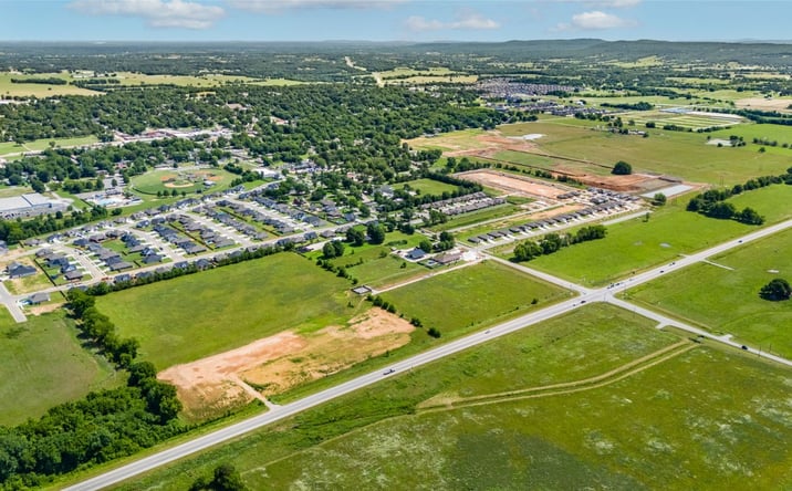 Pictures of Land property located at 14.88 AC Tracts 2-5 Hwy 62 & S Mock St, Prairie Grove, AR 72753 for sales - image #1