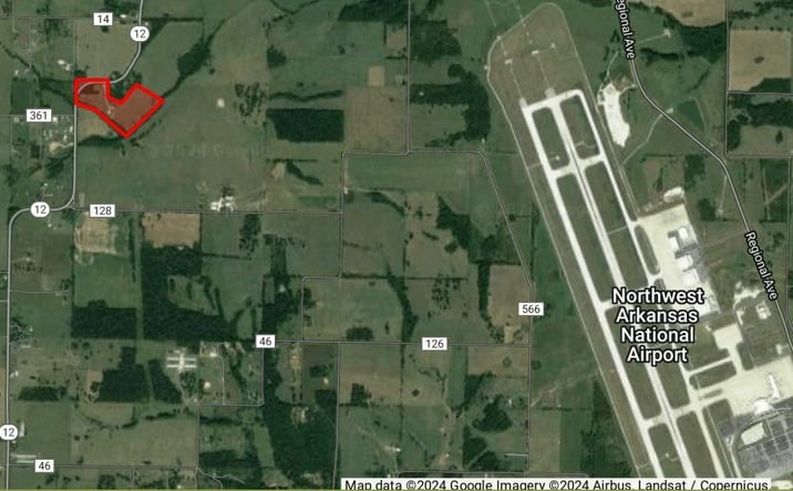 Pictures of Land property located at 1025 W AR 12 Hwy, Highfill, AR 72712 for sales - image #1