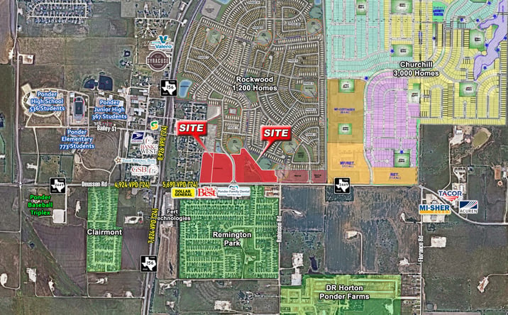 Pictures of Land property located at 415 Fm 2449, Ponder, TX 76259 for sales - image #1