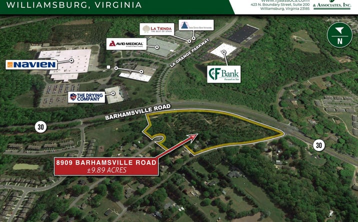 Pictures of Land property located at 8909 Barhamsville Road, Williamsburg, VA 23168-9306 for sales - image #1