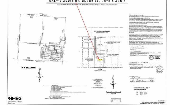 Pictures of Land property located at 1815 S 8th Street W, MISSOULA, MT 59801 for sales - image #1