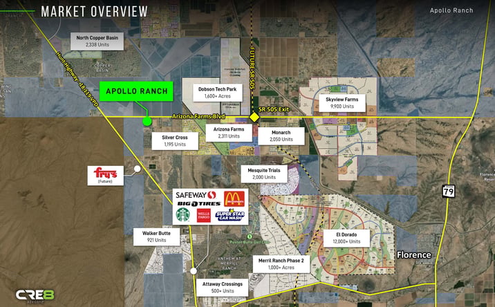 Pictures of Land property located at SWC Arizona Farms Road & Apollo Dr, Queen Creek, AZ 85132-5625 for sales - image #1