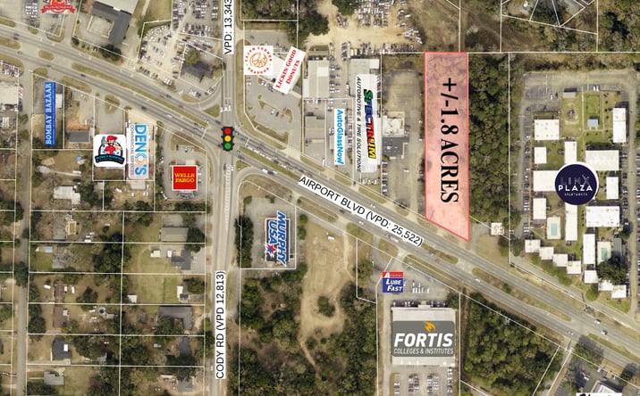 Pictures of Retail, Land property located at 7032 Airport Boulevard, Mobile, AL 36608 for sales - image #1