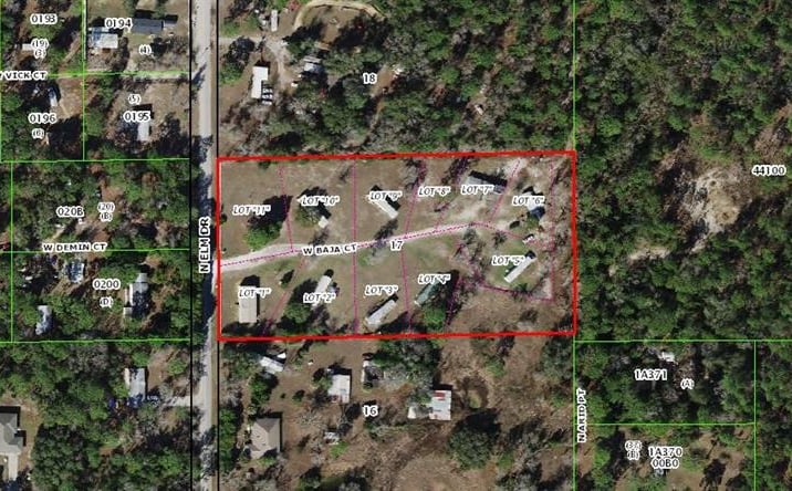 Pictures of Multifamily, Land, Mobile Home Park property located at 8015 West Baja Court, Crystal River, FL 34428 for sales - image #1