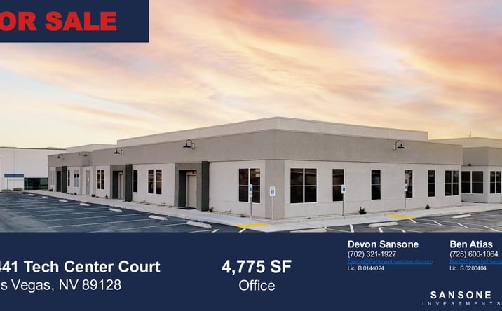 Pictures of Office property located at 2441 Tech Center Court, Las Vegas, NV 89128 for sales - image #1