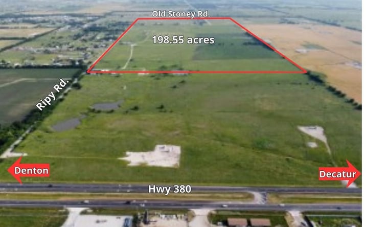 Pictures of Land property located at TBD 198ac Ripy Rd, Ponder, TX 76259 for sales - image #1