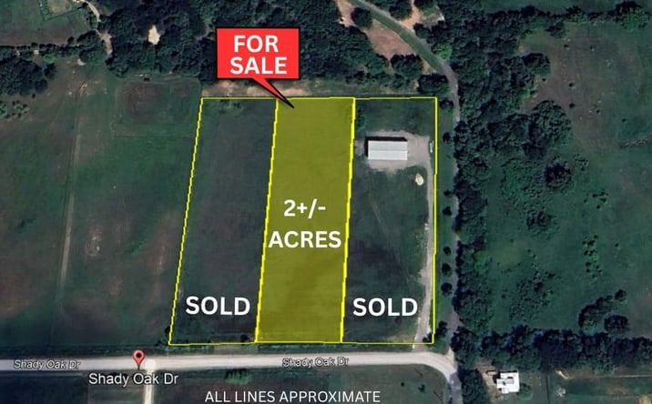 Pictures of Land property located at Lot 2 Shady Oak Drive, Aubrey, TX 76227 for sales - image #1