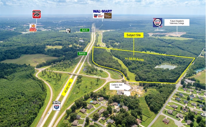 Pictures of Land property located at Ernie Davis Rd & Main St., Austin, AR 72007 for sales - image #1
