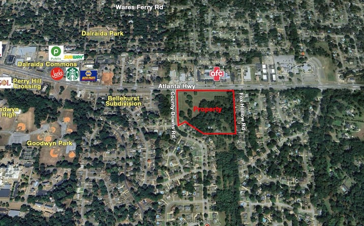 Pictures of Land, Retail property located at Atlanta Highway & County Downs Road, Montgomery, AL 36109 for sales - image #1