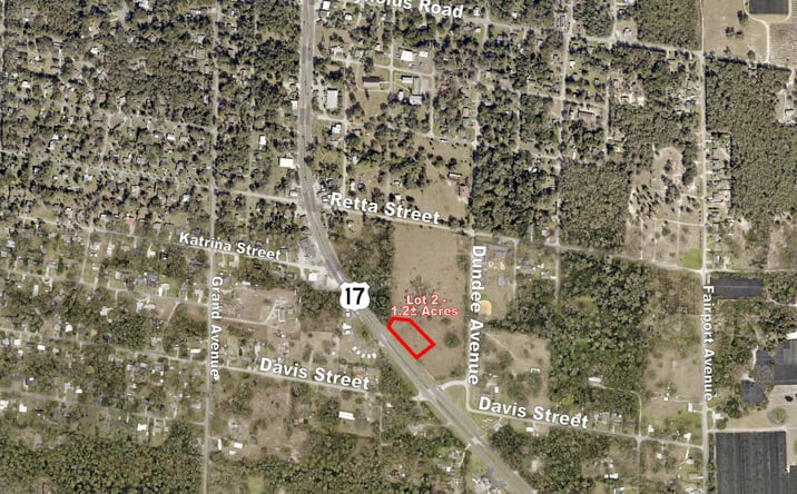Pictures of Land property located at US Hwy 17 (Lot 2), De Leon Springs, FL 32130 for sales - image #1
