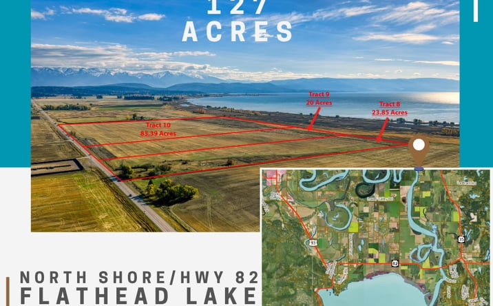 Pictures of Land property located at NKN MT Hwy 82 (Tracts 8,9,10.127.24 Ac), SOMERS, MT 59932 for sales - image #1