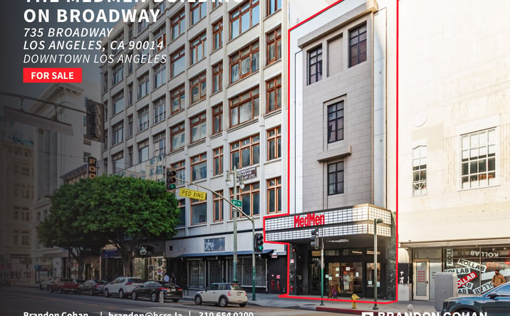 Pictures of Retail, Mixed Use property located at 735 S Broadway, Los Angeles, CA 90014 for sales - image #1
