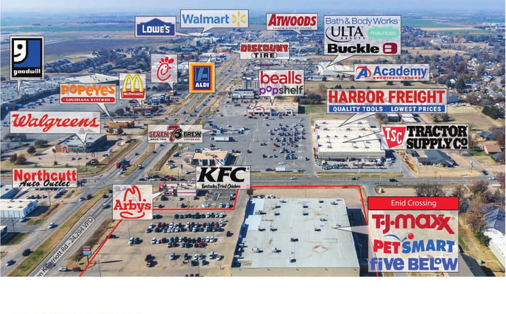 Pictures of Retail property located at 3828 West Owen K Garriott, Enid, OK 73703-4955 for sales - image #1