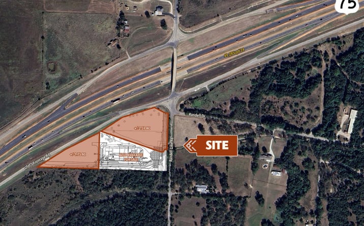 Pictures of Land, Self Storage property located at Highway 75 & Randell Lake Rd, Denison, TX 75020 for sales - image #1