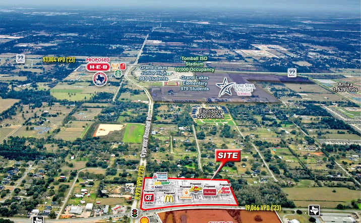 Pictures of Retail, Land property located at SWC of FM 2920 & Cypress Rosehill Rd, Tomball, TX 77377 for sales - image #1